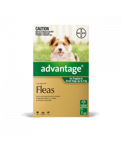Advantage Puppy & Dog Small Up To 4Kg Green