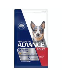 Advance Adult Dog Healthy Weight Medium Breed Chicken With Rice Front