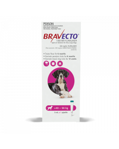 Bravecto Spot On Dog Very Large 40-56kg Pink 1 Pack