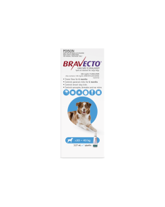 Bravecto Spot On Dog Large 20-40kg Blue 1 Pack