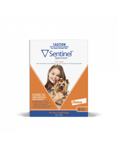Sentinel Spectrum Dog Very Small Up To 4kg Orange 
