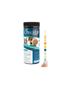 CheckUp Dog & Cat Urine Testing Strips for 10 Parameters 50 Pack