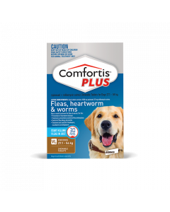 Comfortis Plus Dog Extra Large 27.1-54kg Brown