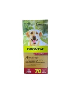 Drontal Allwormer Dog Large 35kg Tablets
