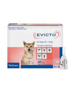 Evicto Dog Large 20-40kg Pink 4 Pack
