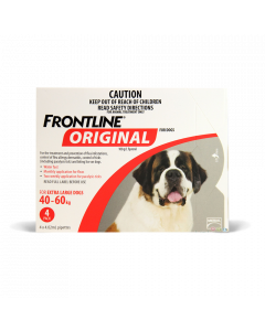 Frontline Original Dog Extra Large 40-60kg Red 4 Pack