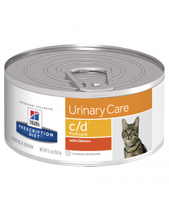Hill's Prescription Diet c/d Multicare Urinary Care Canned Cat Food 24 x 156g