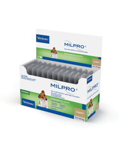 Milpro Broad Spectrum Allwormer Small Dog & Puppies 0.5kg - 10kg 24 Tablets