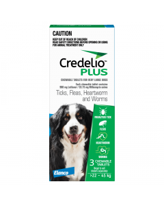 Credelio Plus Dog Extra Large 22-45kg Blue