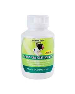 Vetalogica Canine Total Oral Defence 120 Tablets