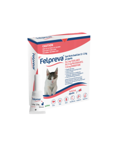 Felpreva Spot On Cat Small 1-2.5kg Pink 1 Pack